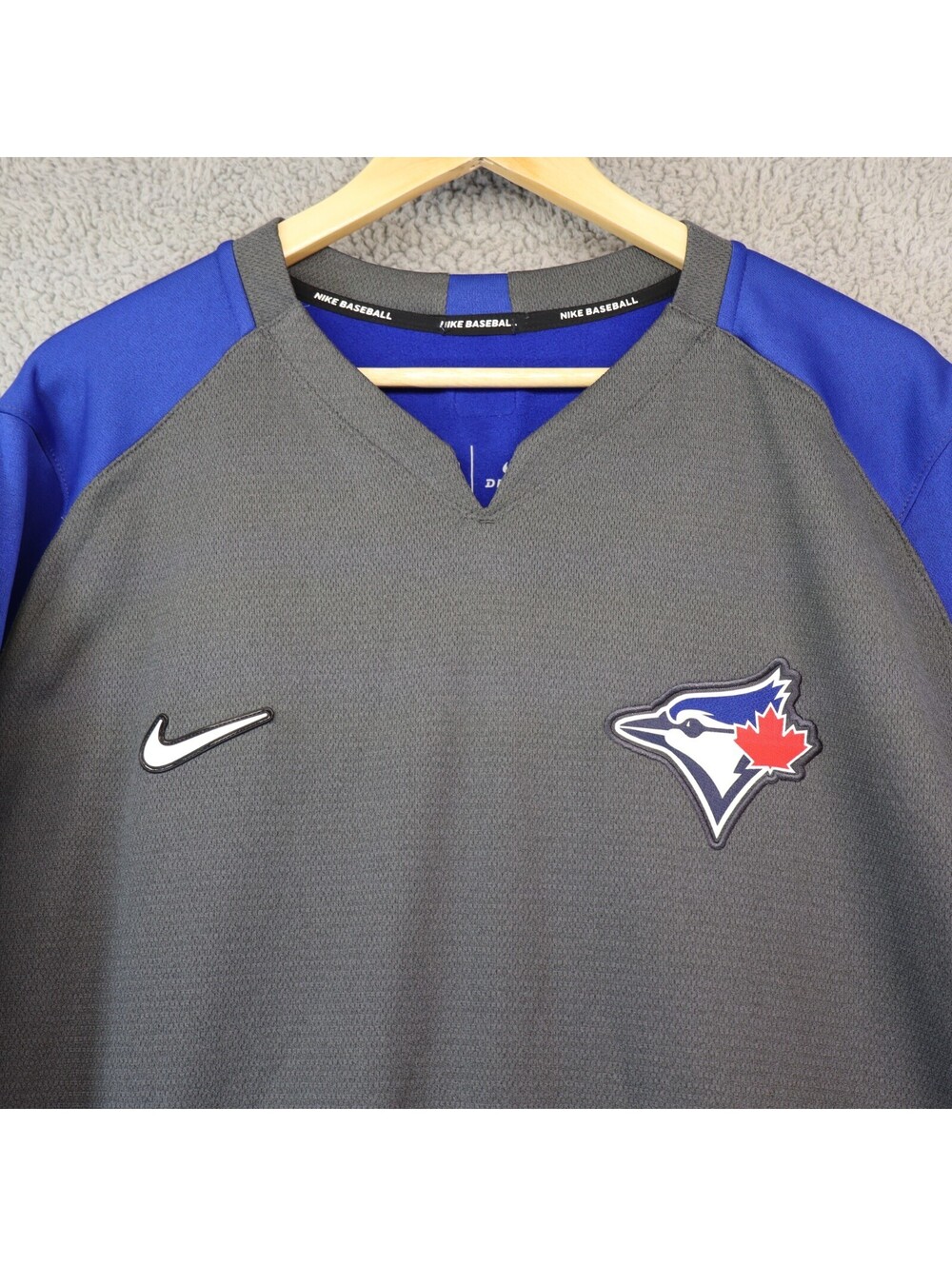 Nike Toronto Blue Jays Men 2XL Sweatshirt Dri-Fit MLB Blue